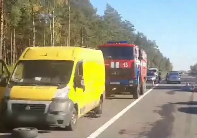 На трассе у деревни Ясень грузовик насмерть сбил двоих жителей Бобруйска, менявших колесо