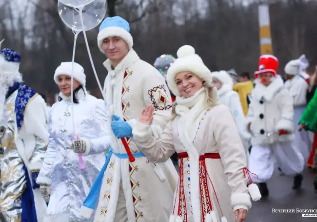 Шествие Дедов Морозов и Снегурочек пройдет в Бобруйске 18 декабря