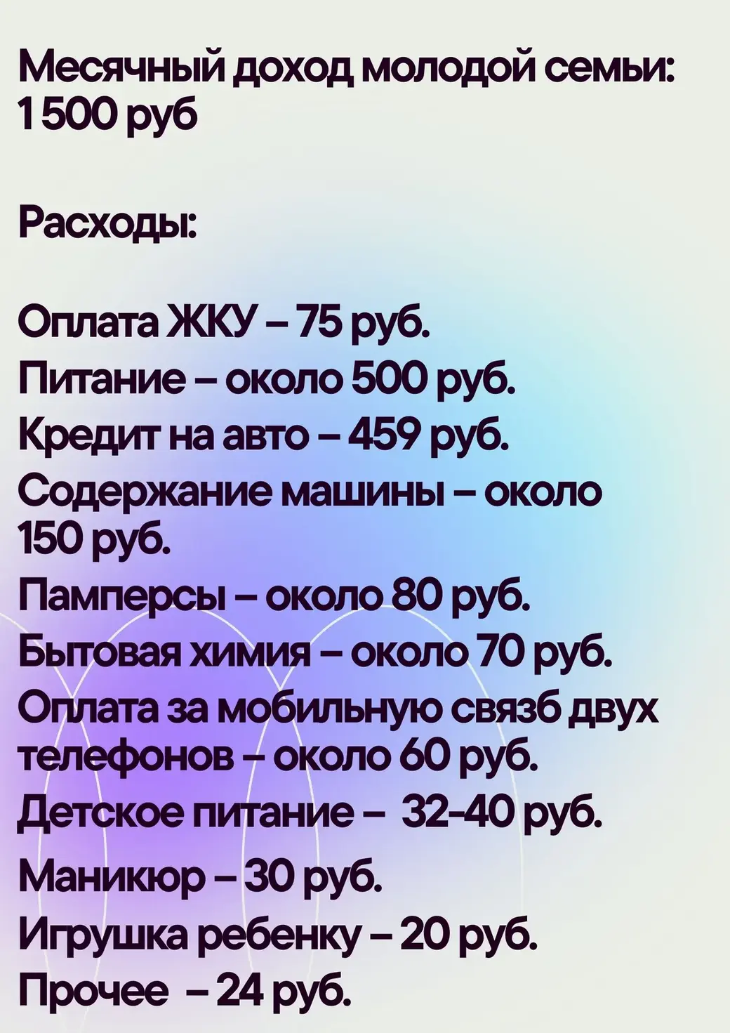 Мечтаю рассчитаться за кредит и накопить на жилье». О своем бюджете  рассказала молодая мама | bobruisk.ru