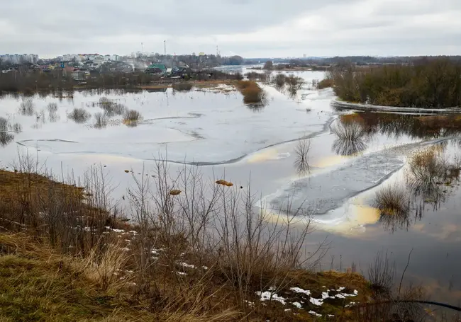 На Березине в районе Бобруйска отмечается рост уровня воды