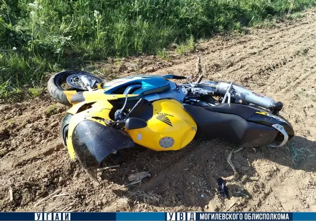 В Шкловском районе мотоциклист попал в ДТП с пассажиркой