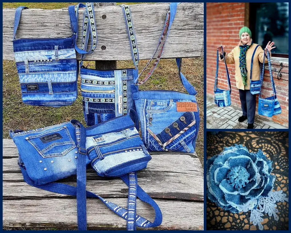 Denimu. Мир в синем цвете: картины из джинсовой ткани