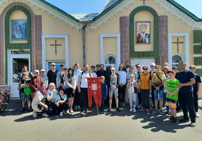 В городе прошел велопробег, организованный Бобруйской епархией