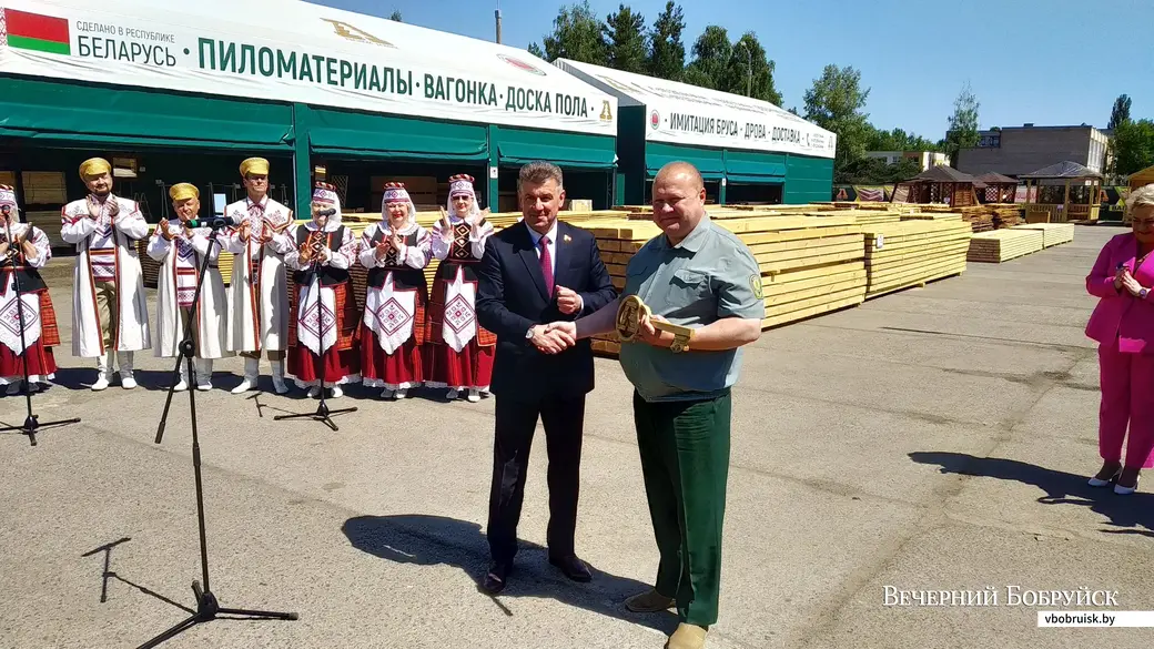 06.06.2023г. Открытие магазина «Лесной домик» Бобруйского лесхоза.