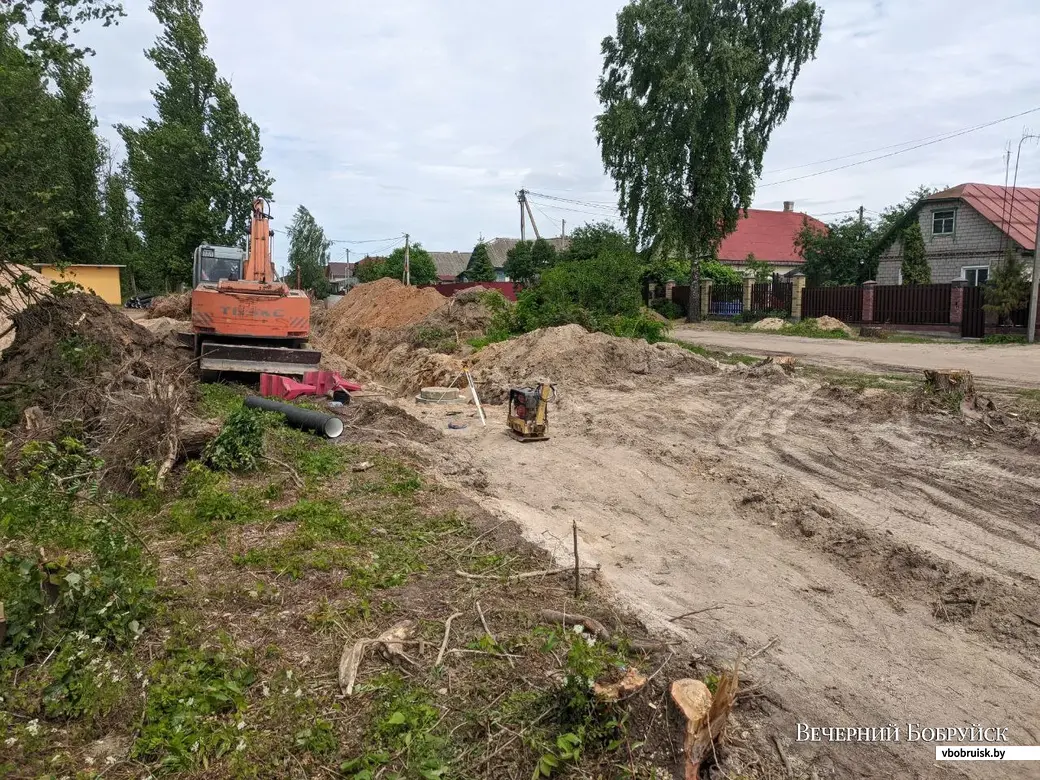 В крупном микрорайоне Бобруйска начали строить новую улицу | bobruisk.ru