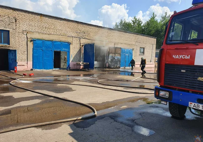 На пожаре в чаусском филиале ОАО «Бабушкина крынка» погиб главный инженер