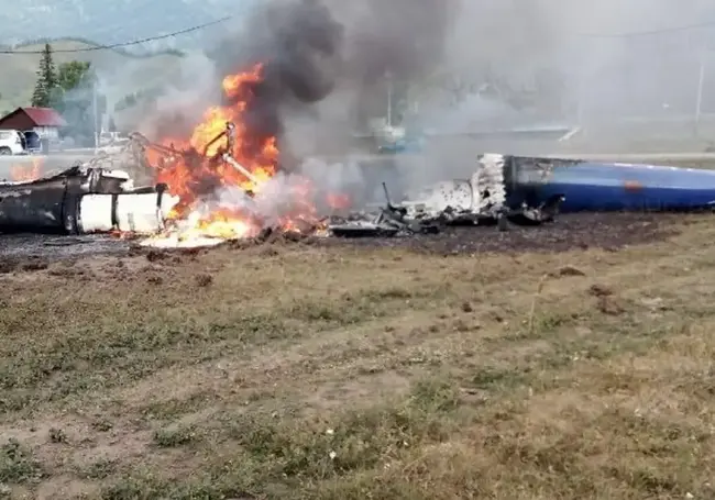 На Алтае разбился вертолет Ми-8. Шесть человек погибли