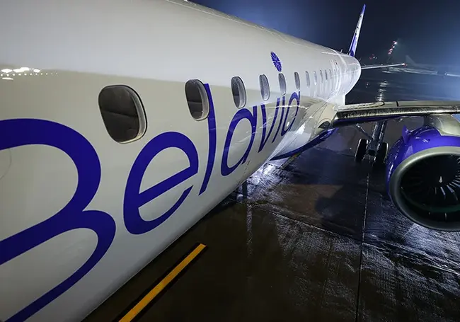 Самолет «Белавиа» с разрушенной шиной колеса шасси благополучно сел в Национальном аэропорту «Минск»