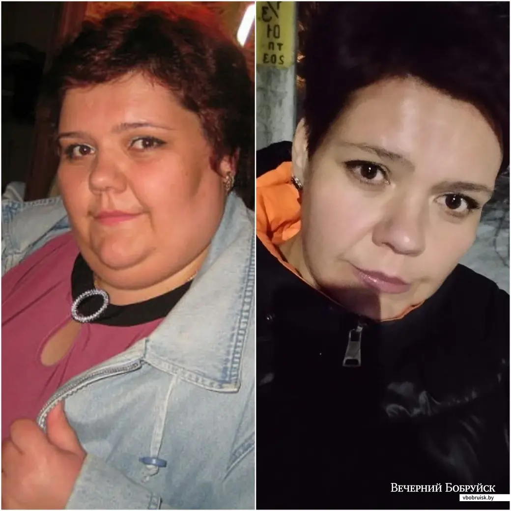 Анна Друтько до и после похудения.