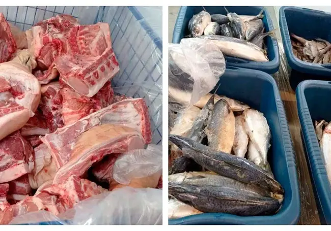 В могилевском «Светофоре» изъяли более 400 кг мяса, рыбы других продуктов
