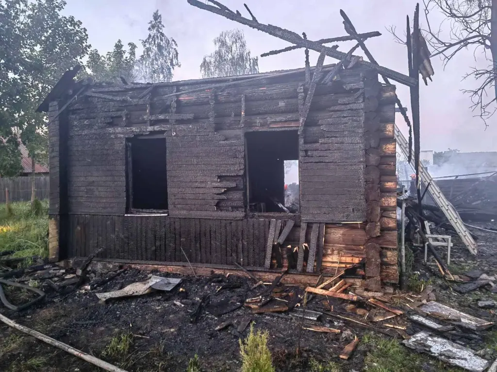 В Шкловском районе на пожаре в дачном доме погибла пожилая женщина |  bobruisk.ru