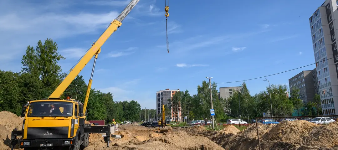 В Бобруйске началось строительство нового участка Ульяновской. Он соединит улицу с Минским шоссе