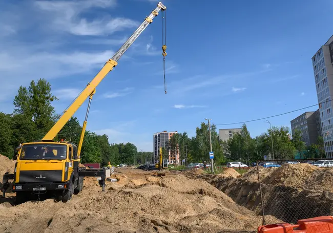 В Бобруйске началось строительство нового участка Ульяновской. Он соединит улицу с Минским шоссе