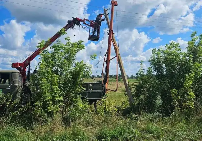 За сутки электроснабжение нарушалось в 566 населенных пунктах Беларуси