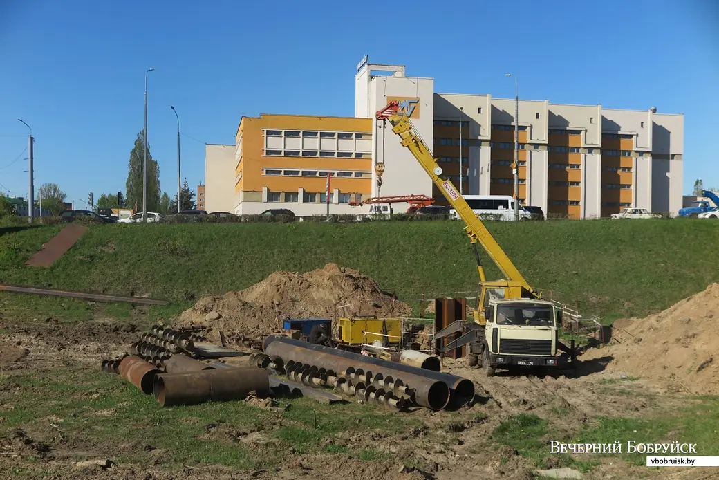 2.05.2025 г. Могилев, пр.Мира. Стройка в самом разгаре!