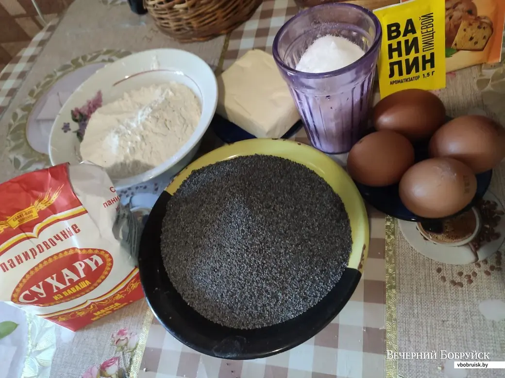 Готовим маковый пирог на песочном тесте.