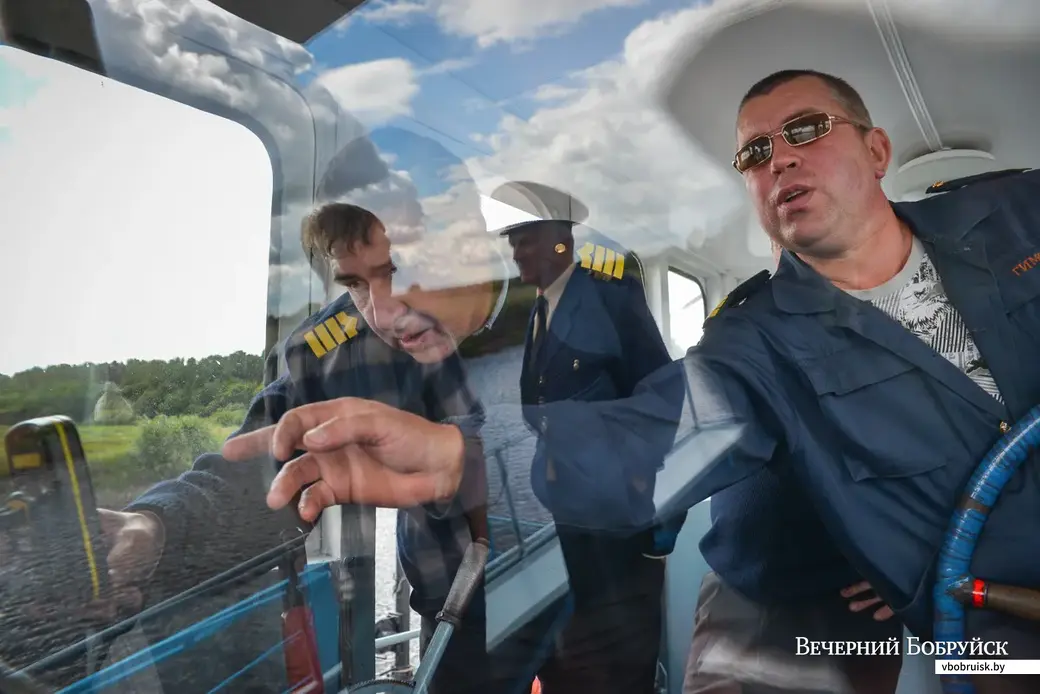 24.06.2014, Бобруйск. В капитанской рубке.